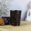 Support de Bougie en Fer - Fleur de Vie