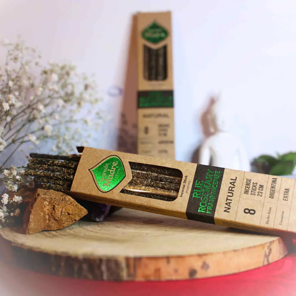 [SM-0020] Incenso Natural de Alecrim, Arruda e Olíbano