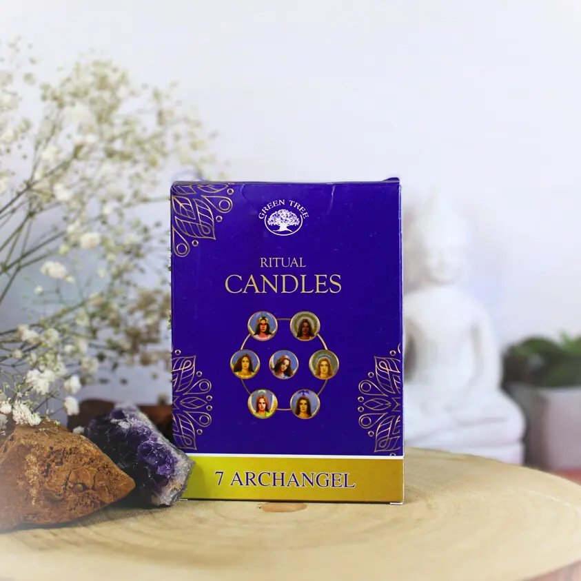[EI-0020] Velas de Ritual 7 Arcanjos – 7pcs