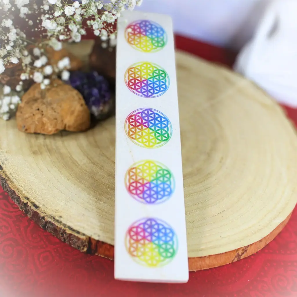 Brûleur d’Encens Sable Pierre – Fleur de Vie