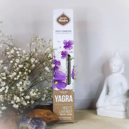 [SM-0069] Räucherstäbchen Yagra, Veilchen & Lavendel