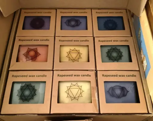 Bougies Rapseed chakra 