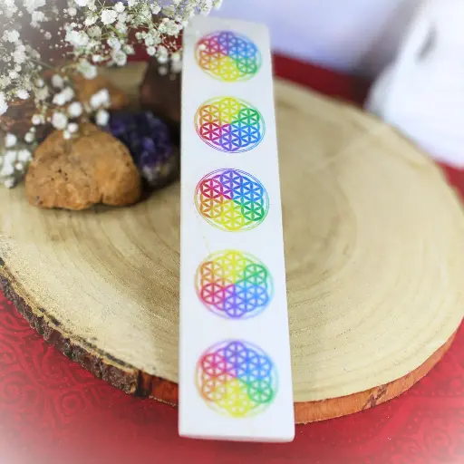 Brûleur d’Encens Sable Pierre – Fleur de Vie