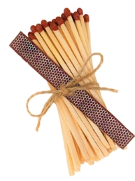 Extra long candle matches refill by Twoodle Co Natural Home Scents